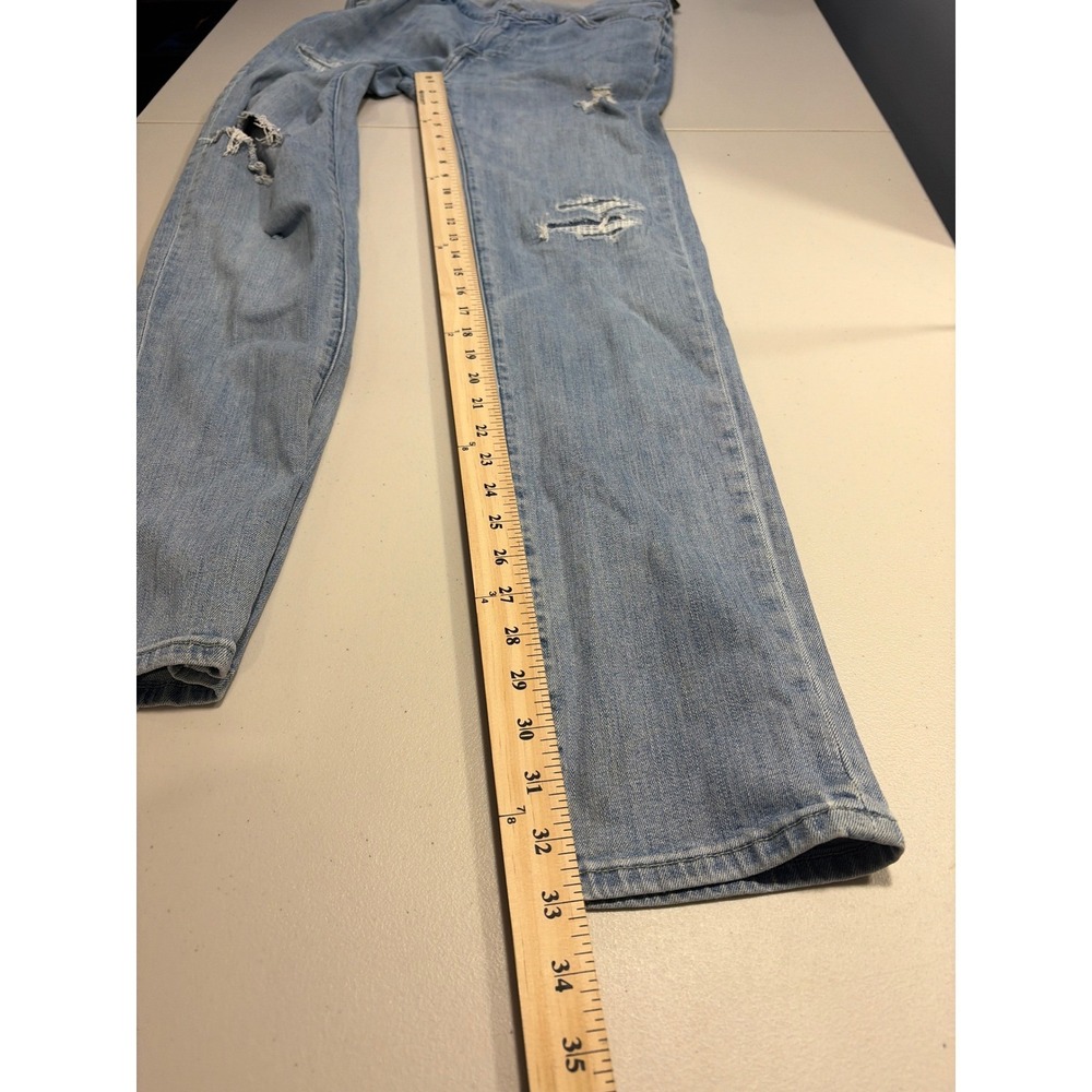 Abercrombie & Fitch Felix Super Slim Distressed Light Wash Jeans Mens 32x34 - Picture 3 of 12